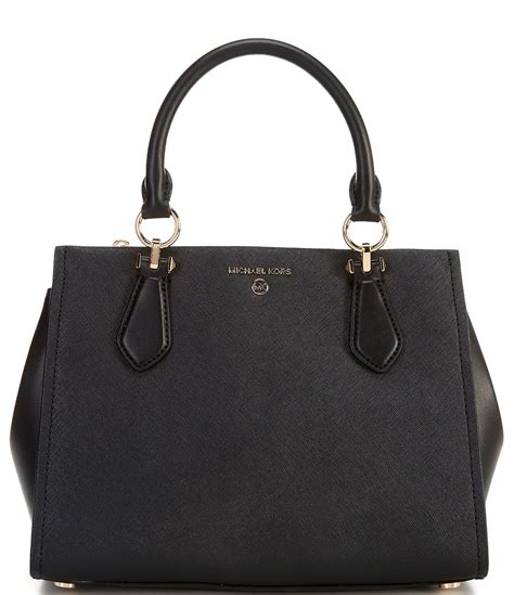 michael kors saffiano leather large satchel handbag|Michael Kors marilyn medium.